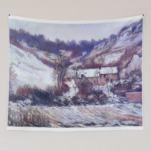 Item preview, Snow Effect at Falaise   1886 by Claude Monet designed and sold by GabyddAlessandr.