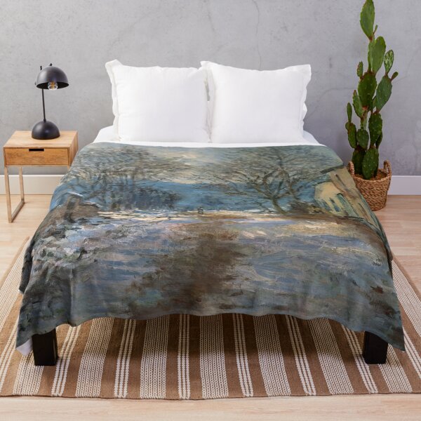 Item preview, Snow Effect at Limetz 1886 by Claude Monet designed and sold by GabyddAlessandr.