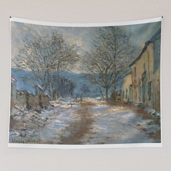 Item preview, Snow Effect at Limetz   1886 by Claude Monet designed and sold by GabyddAlessandr.