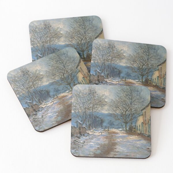 Item preview, Efecto de nieve en Limetz 1886 de Claude Monet designed and sold by GabyddAlessandr.