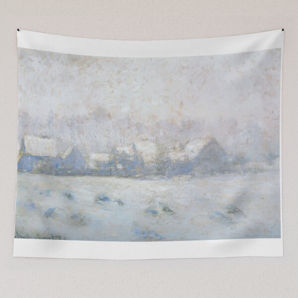 Item preview, Snow Effect Giverny   1893  by Claude Monet designed and sold by GabyddAlessandr.