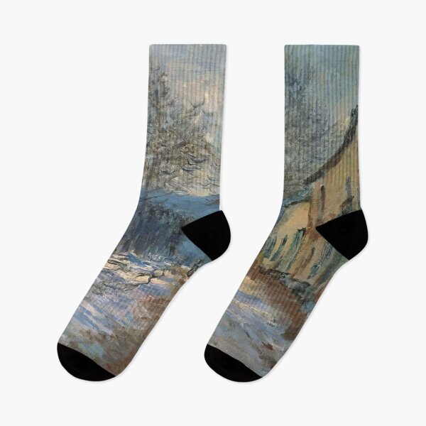 Item preview, Snow Effect at Limetz   1886 by Claude Monet designed and sold by GabyddAlessandr.