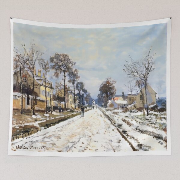 Item preview, Snow Effect The Road to Louveciennes   1870 by Claude Monet designed and sold by GabyddAlessandr.