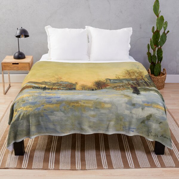 Item preview, Snow Effect The Street in Argentuil 1875 by Claude Monet designed and sold by GabyddAlessandr.