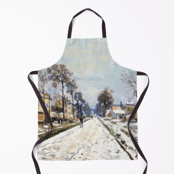 Item preview, Snow Effect The Road to Louveciennes 1870 by Claude Monet designed and sold by GabyddAlessandr.