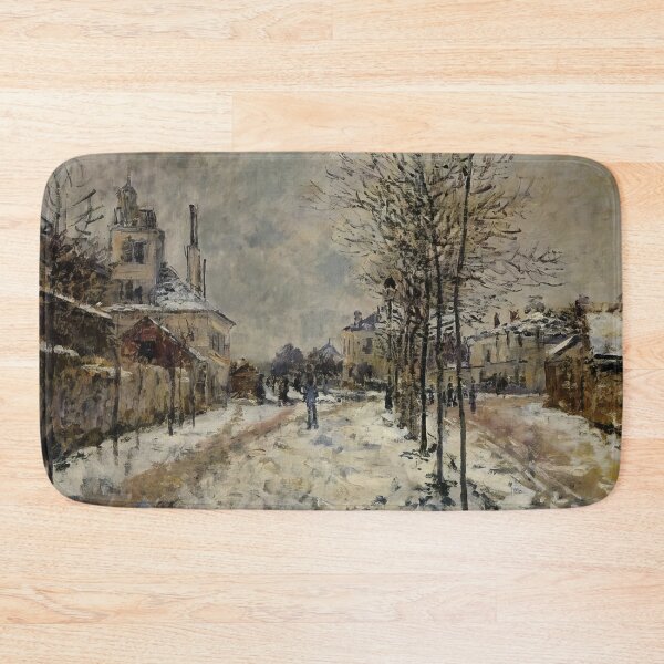 Item preview, Snow Effect The Boulevard de Pontoise at Argenteuil   1875 by Claude Monet designed and sold by GabyddAlessandr.