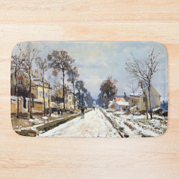 Item preview, Snow Effect The Road to Louveciennes   1870 by Claude Monet designed and sold by GabyddAlessandr.