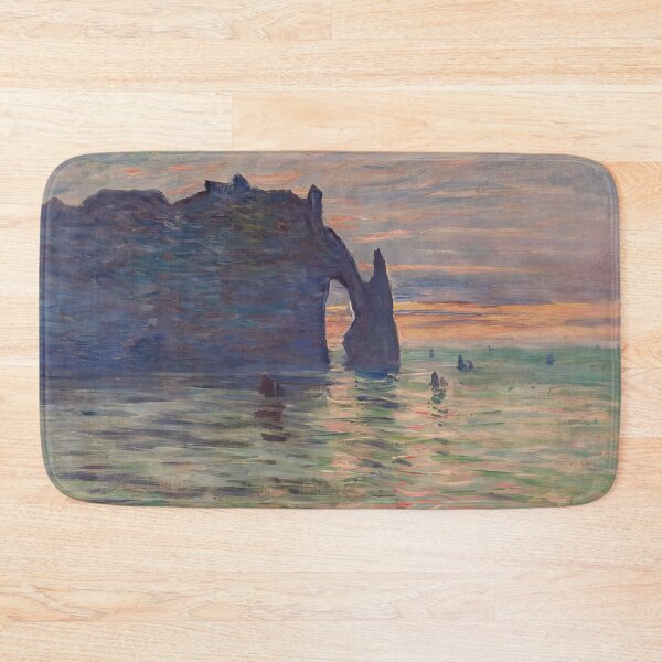 Item preview, Soleil couchant à Étretat   1883 by Claude Monet designed and sold by GabyddAlessandr.
