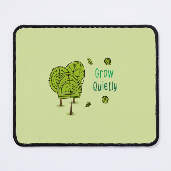 Item preview, Grow Quietly Tree and hiking designed and sold by Sarcastic designs.