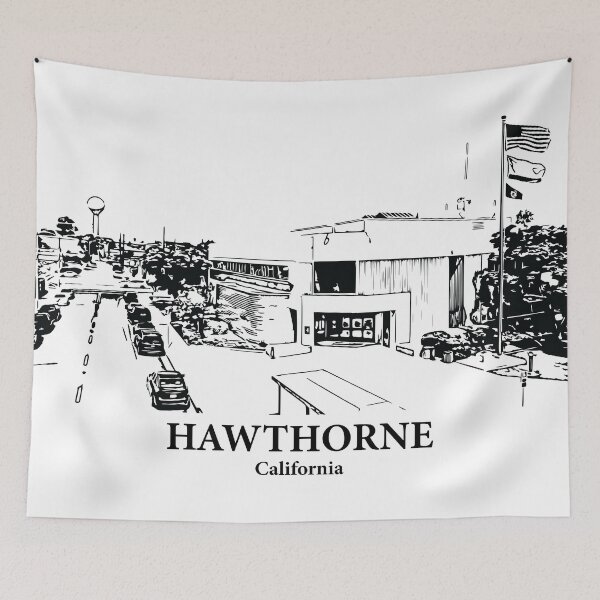 Item preview, Hawthorne - California designed and sold by Lakeric Cityscapes.