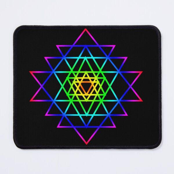 Item preview, Vibrant Sri Yantra Sacred Geometry designed and sold by ChaosEmporium.