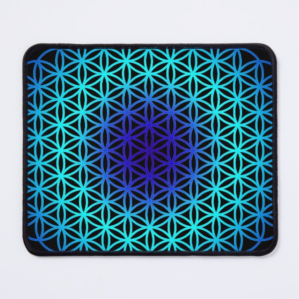 Item preview, Shades Of Blue Flower Of Life Sacred Geometry designed and sold by ChaosEmporium.