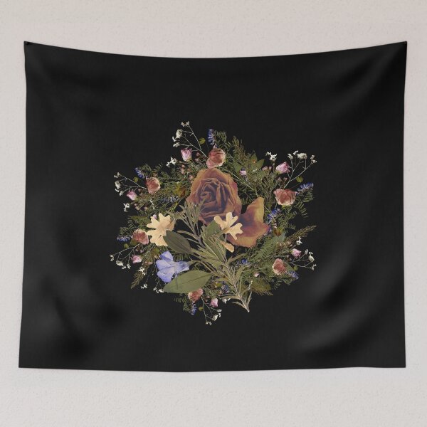 Item preview, Dried Wildflowers Wreath Bouquet Colorful Design designed and sold by EarthArtDesigns.
