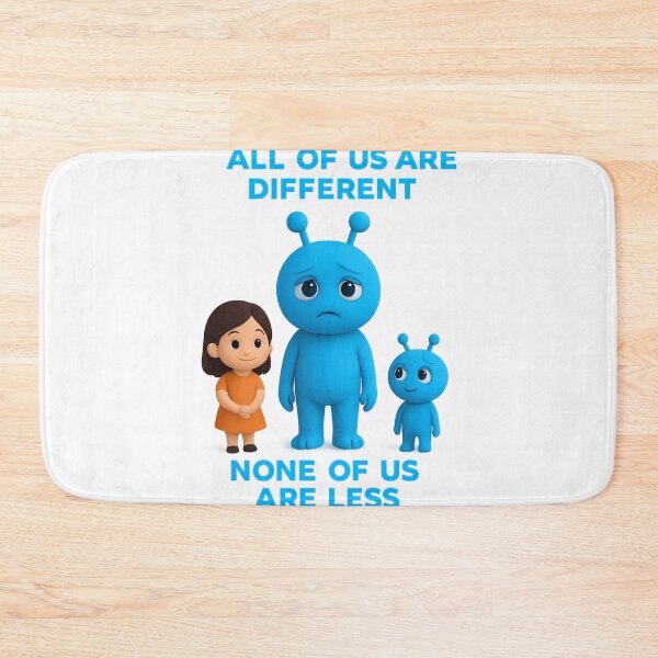 Item preview, All of Us Are Different | Alien Diversity Art designed and sold by MentalHealthMer.