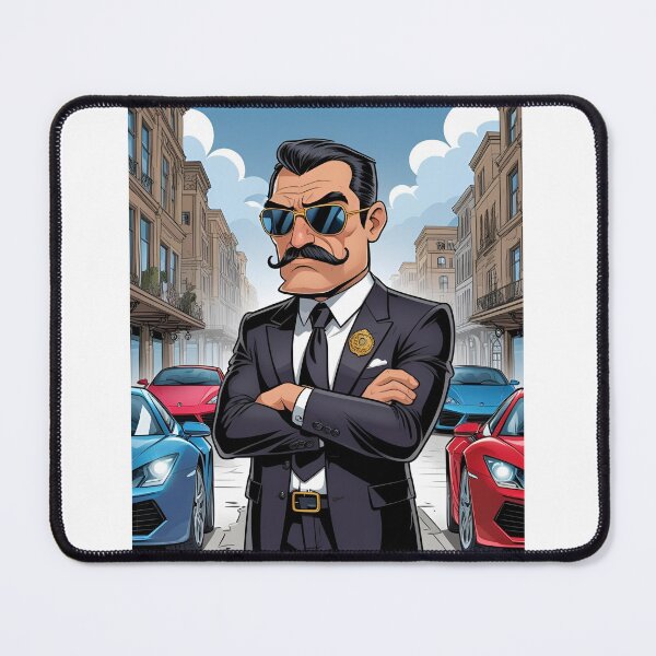 Item preview, Cartoon Mafia Boss – Choosing His Luxury Car designed and sold by O-SCH.