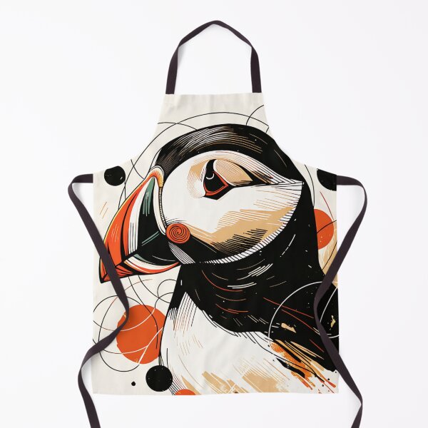 Item preview, Abstract Puffin Portrait designed and sold by TheAnimalZ00.