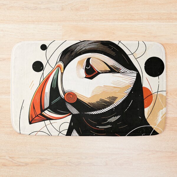 Item preview, Abstract Puffin Portrait designed and sold by TheAnimalZ00.