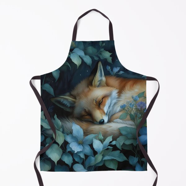 Item preview, Slumbering Fox, Full-Moon and Flowers designed and sold by ACuriousshoppe.