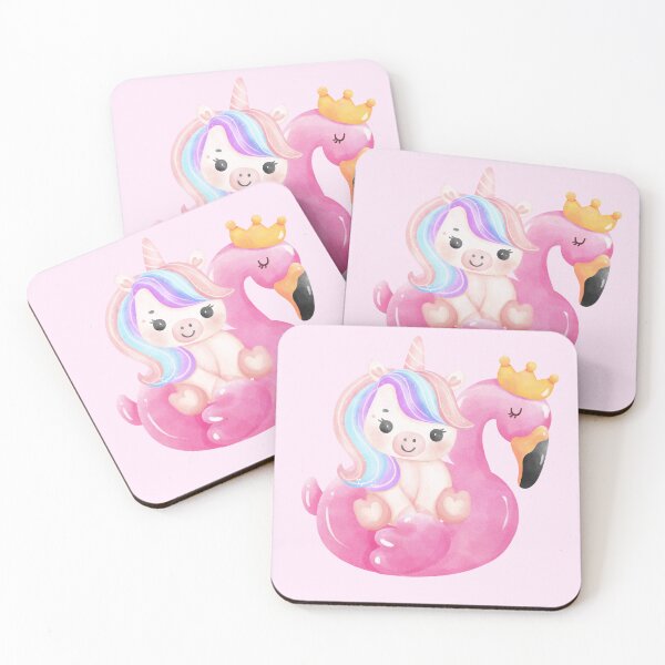 Item preview, Unicorn on a Pool Float designed and sold by AmyGibs.
