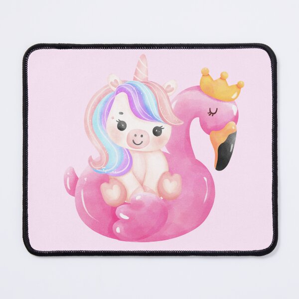 Item preview, Unicorn on a Pool Float designed and sold by AmyGibs.