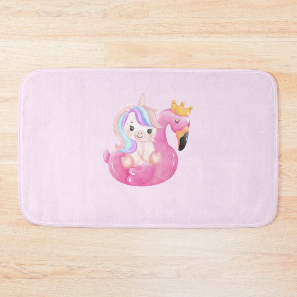 Item preview, Unicorn on a Pool Float designed and sold by AmyGibs.