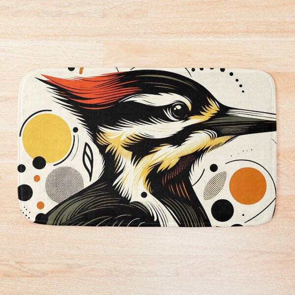 Item preview, Abstract Pileated Woodpecker Portrait designed and sold by TheAnimalZ00.