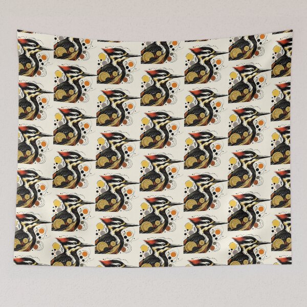Item preview, Abstract Pileated Woodpecker Portrait designed and sold by TheAnimalZ00.