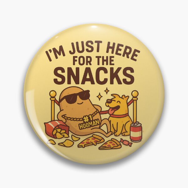 Item preview, I’m Just Here for the Snacks designed and sold by CyangProduct.