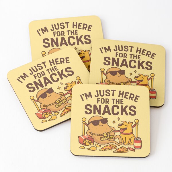 Item preview, I’m Just Here for the Snacks designed and sold by CyangProduct.