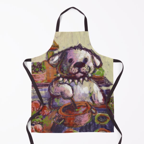 Item preview, poodle making a delicious vegetable soup designed and sold by guilhernunes.