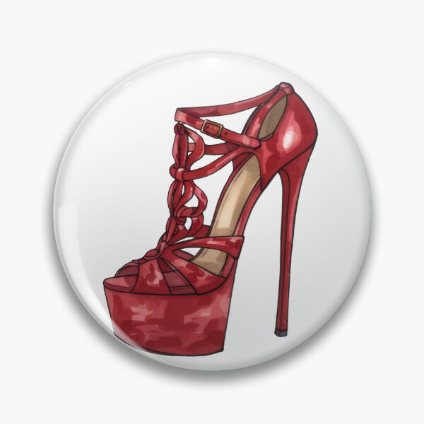 Artikelvorschau, Rote High Heels, Schuhfetisch, Sexy, High Heel, Mode, Stiefelkollektion, Fuß, Füße entworfen und verkauft von TheTimeTaxi.