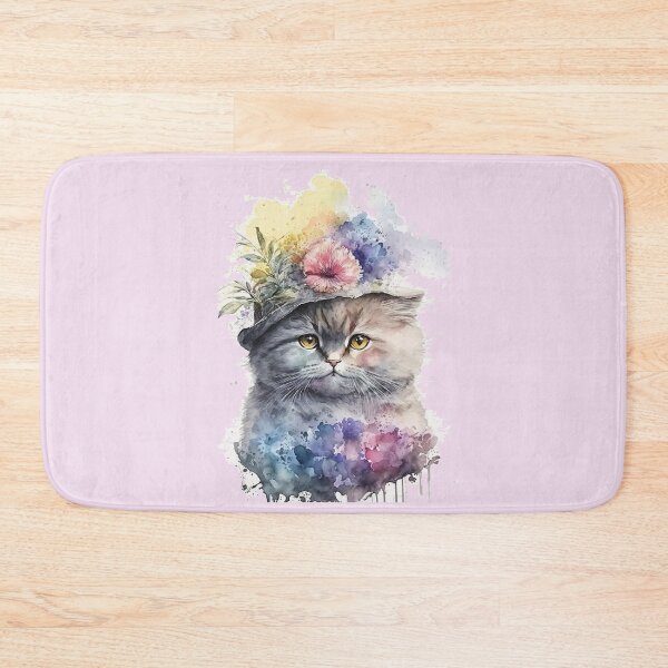 Item preview, Turkish Angora breed Cat flowers  designed and sold by amrichjimi.