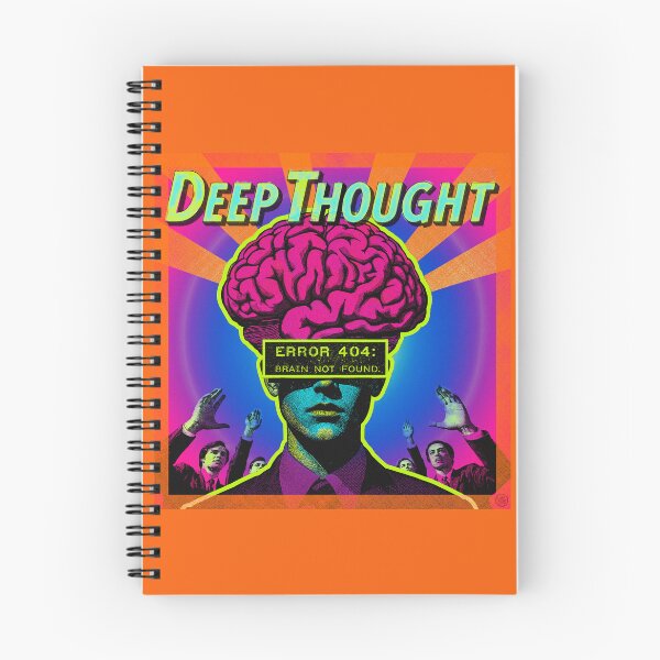 Item preview, Deep Thought – Error 404: Brain Not Found designed and sold by lulo-pez-art.