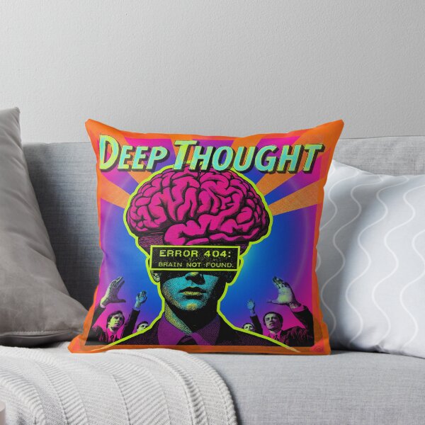 Item preview, Deep Thought – Error 404: Brain Not Found designed and sold by lulo-pez-art.