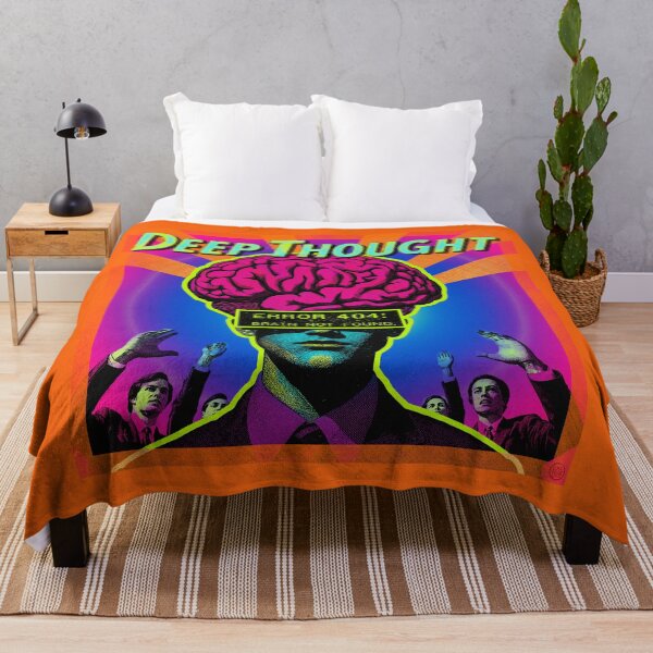 Item preview, Deep Thought – Error 404: Brain Not Found designed and sold by lulo-pez-art.