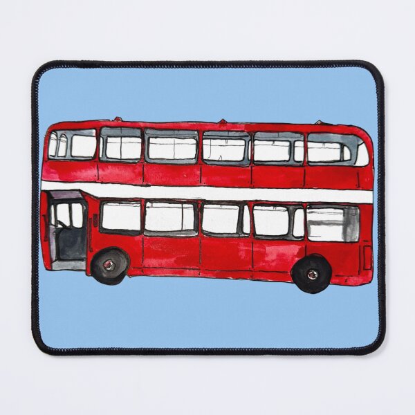 Item preview, London Double-Decker Bus WAtercolor designed and sold by skybluepink studio.