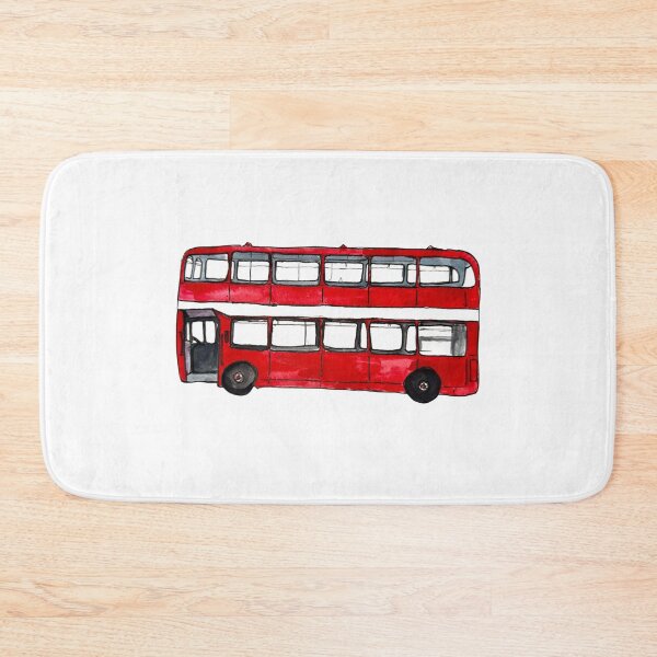 Item preview, London Double-Decker Bus WAtercolor designed and sold by skybluepink studio.