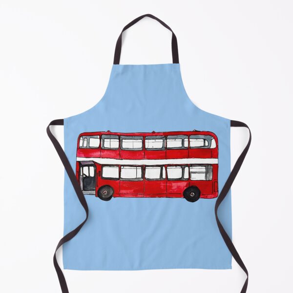 Item preview, London Double-Decker Bus WAtercolor designed and sold by skybluepink studio.
