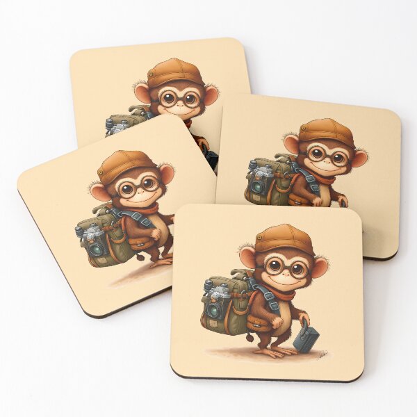 Item preview, The Traveling Monkey Photographer designed and sold by DakotaPoppin.