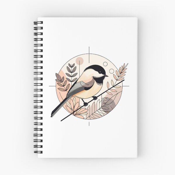 Item preview, Abstract Carolina Chickadee Art designed and sold by TheAnimalZ00.