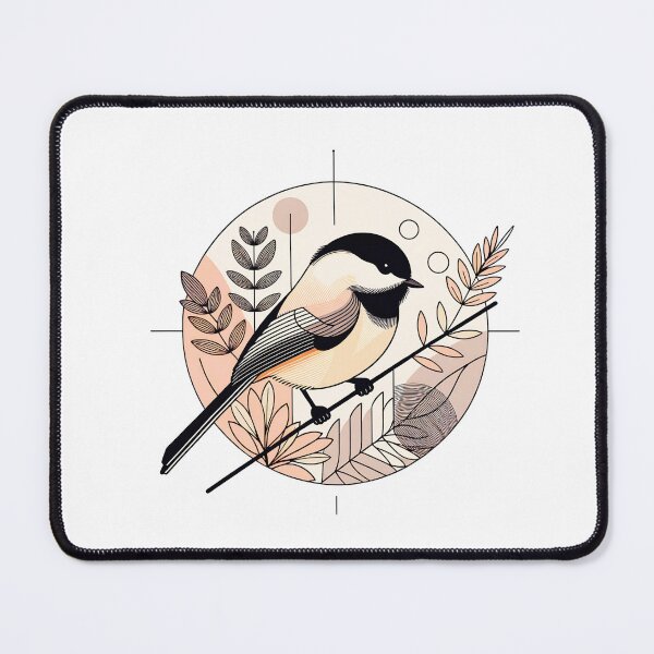 Item preview, Abstract Carolina Chickadee Art designed and sold by TheAnimalZ00.