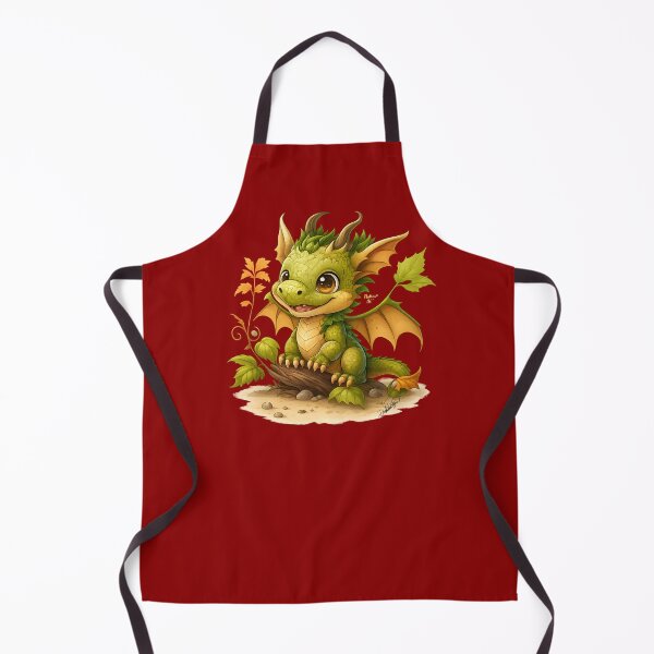 Item preview, Baby Dragon Playing | Fantasy Children's Illustration designed and sold by DakotaPoppin.
