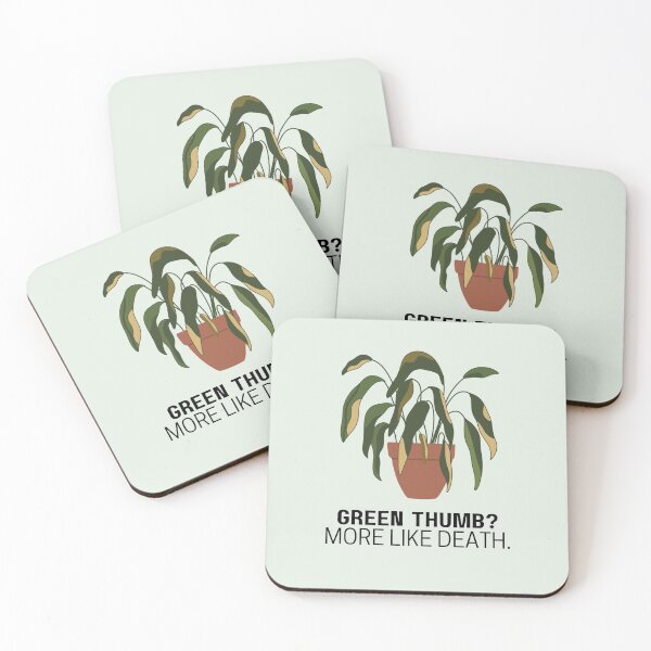 Item preview, Green Thumb? More Like Death. designed and sold by Caffeine--Chaos.