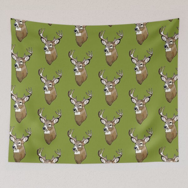 Item preview, Whitetail Buck/Deer Portrait designed and sold by InkmagikArtworks.