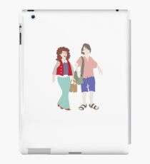 Urban Characters: man and woman iPad Case/Skin