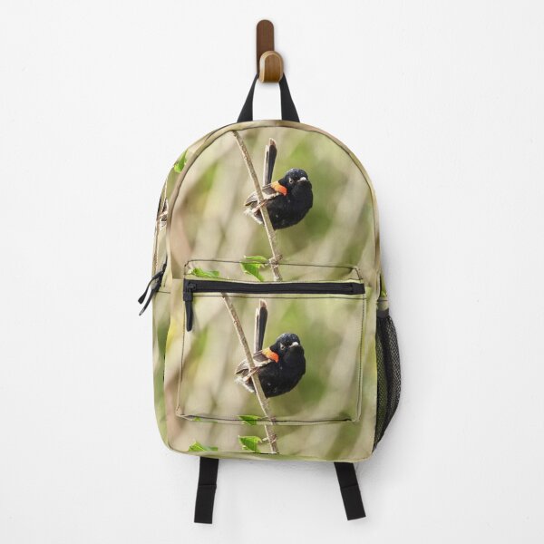 Item preview, Red backed Fairy Wren close up designed and sold by Mark Grimsley.