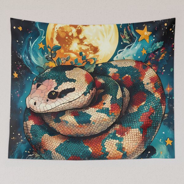 Item preview, Python Ball Mystical Moonlit Galaxy Dreamscape designed and sold by mildaclairmo.