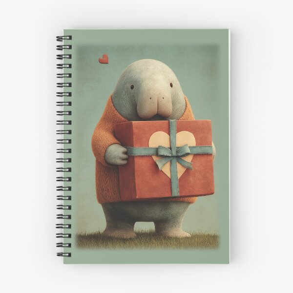 Item preview, Sweet 1920's Vintage Manatee Holding the Gift of Love designed and sold by Kelly Designed.