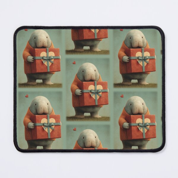 Item preview, Sweet 1920's Vintage Manatee Holding the Gift of Love designed and sold by Kelly Designed.