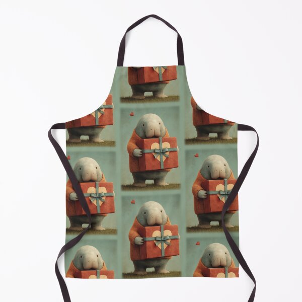 Item preview, Sweet 1920's Vintage Manatee Holding the Gift of Love designed and sold by Kelly Designed.